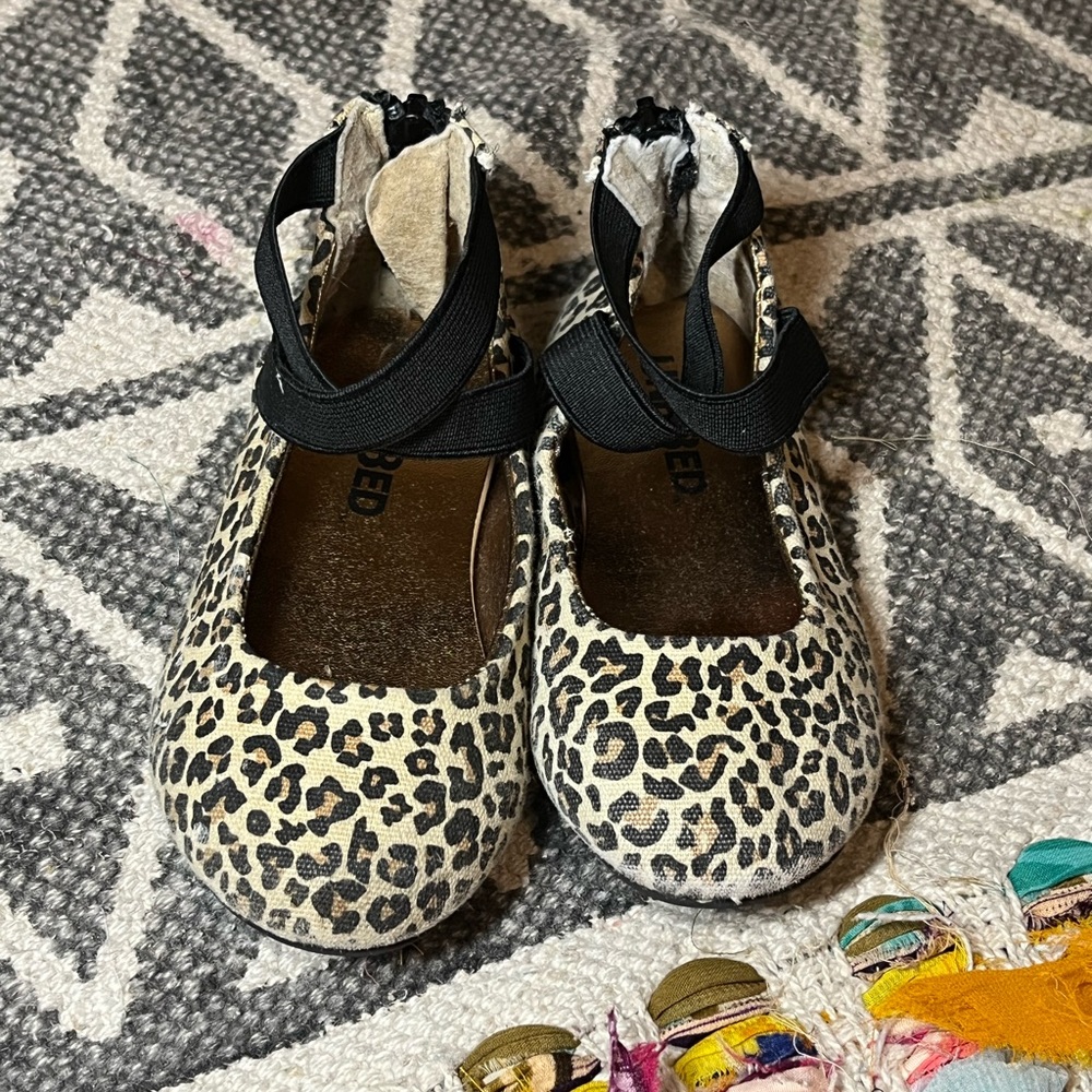 Toddler Girls Cheetah Ballet Shoe